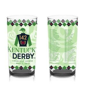 4 Glasses - Official 142nd Kentucky Derby Mint Julep Glass - NEW